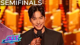 Semifinals: Yu Hojin CAREFUL LADIES! TRANSFORMS ANYTHING Into ROSE PETALS! | AGT Fantasy League 2024