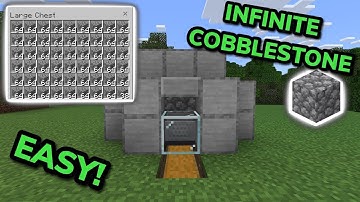 Simple Automatic Cobblestone Farm | Minecraft 1.17.1