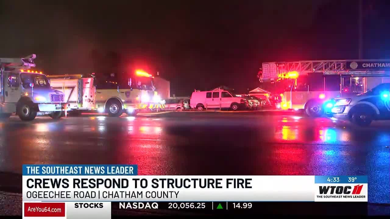 Chatham County Fire Department responds to structure fire on Ogeechee ...