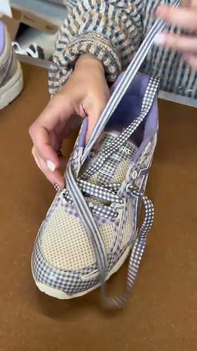 A lacing tutorial, for the new Asics x Story mfg #sneakers #sneakerhead