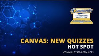 Canvas  New Quizzes: Hot Spot