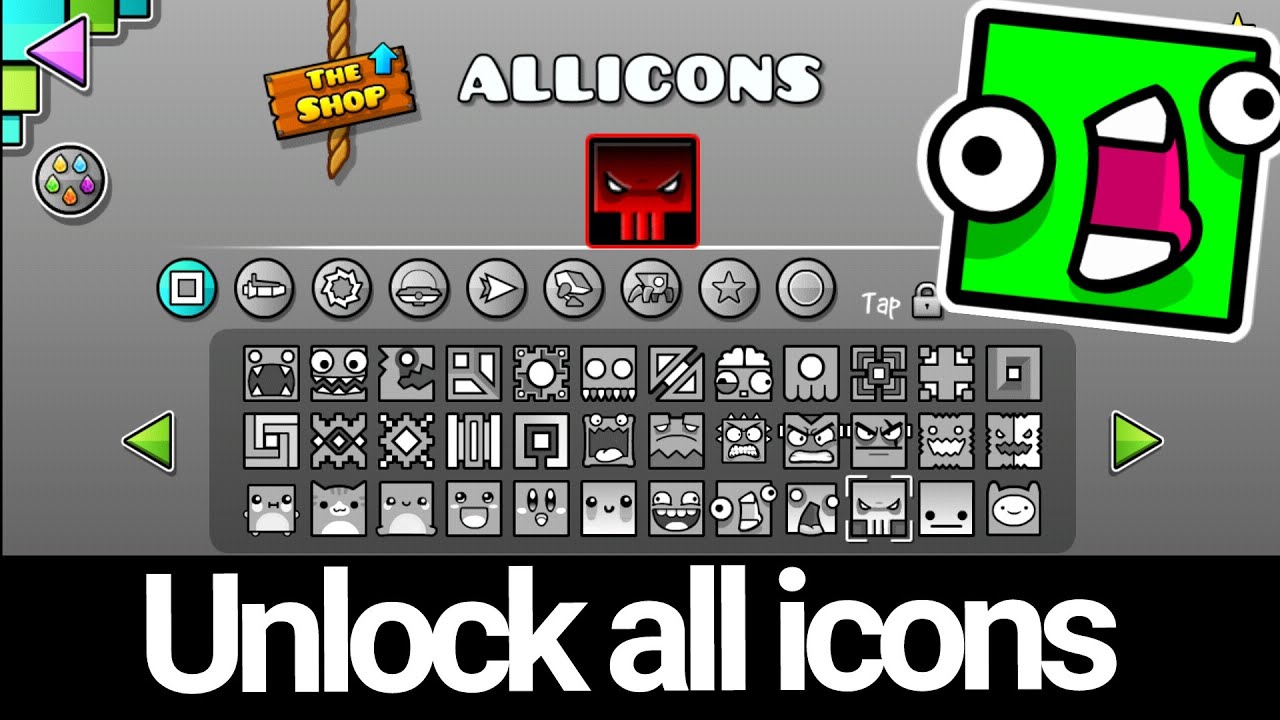 Geometry Dash 🔥 Unlock ALL icons & Colors! 