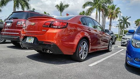 2016 Chevy SS Sedan Bi-Modal Exhaust Sounds & Launches (Holden VFII Commodore)