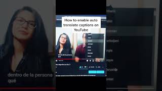 Demo of how to enable auto translate captions on YouTube 💡