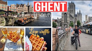 We CYCLED from Bruges to Ghent!  Belgium Van Life 🇧🇪 screenshot 5