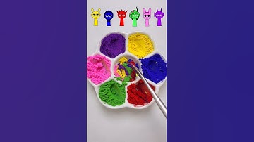 Guess the mixed color ! #incredibox #sprunki #satisfying #colormixing