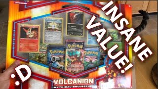 Pokemon - Amazing Volcanion Mythical Collection Box Opening!