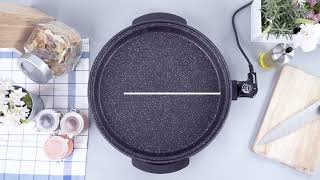 Sogo Piz-Ss-10061 Multicazuela Con Tapa Cristal Multiuse Pan 42Cm 1500W