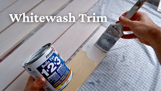 How To Whitewash Pine