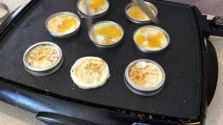 Freezer Meal Breakfast Sandwiches - Making the Eggs