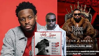 Ferré Gola très fort DADJU FÉLICITE FERRE GOLA PONA ACCOR ARENA DOUBLE DATE S'ANNONCE BOLANDA 