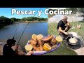 POZO LLENO DE PECES. Pescar y cocinar, aventura y pesca. catch and cook.