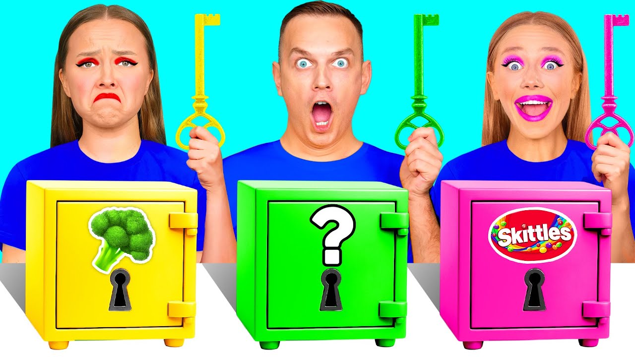 Выбери Правильный Ключ Челлендж | Удивительные Креативные Трюки от BaRaDa Gold Challenge