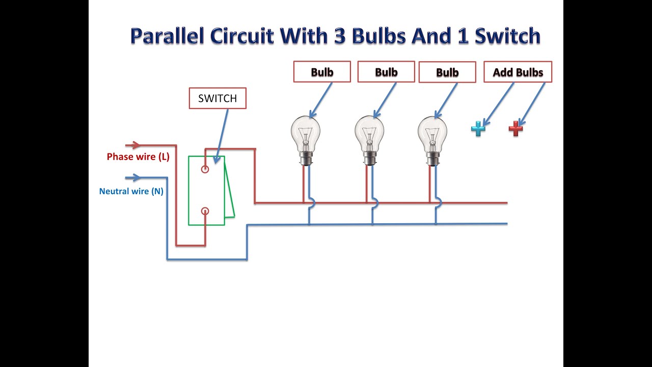 Parallel Circuit With 3 Bulbs