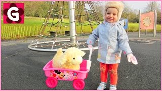 Gaby playing in a park - Merry Had a Little Lamb Song