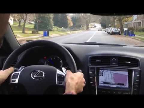 2012 Twin Turbo Lexus IS F Street Test Review & Demo