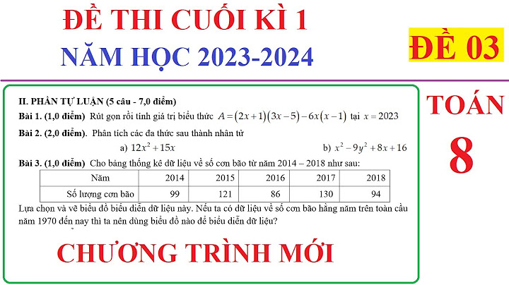 Đáp án đề ninh hòa năm 2023-2023 toán lớp 8 năm 2024