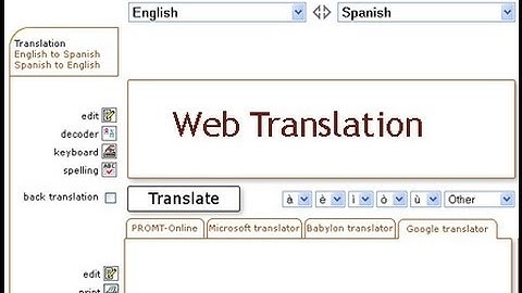 WebTranslation