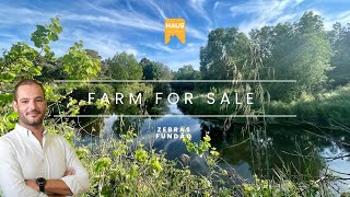 Farm with 3.9 hectares for sale with river, license to live in the #centralportugal 122 500€