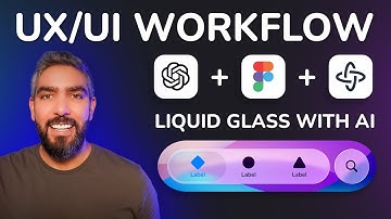 Простой и быстрый процесс UX/UI с использованием ИИ (обучение на Liquid Glass UI)