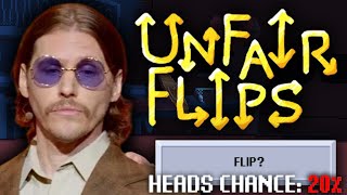 Jerma Gets UNLUCKY and LOSES in Unfair Flips