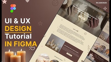 Luxury Candle Website Design in Figma Part 1 | Website UI Design Tutorial |