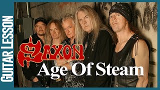 Saxon - Age Of Steam - Guitar Lesson