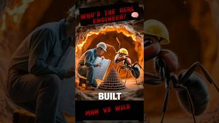 The engineer (education & nature) :man vs ant #animals #nature