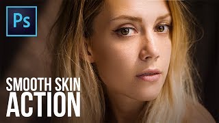 free action for super-quick high-end skin softening in photoshop