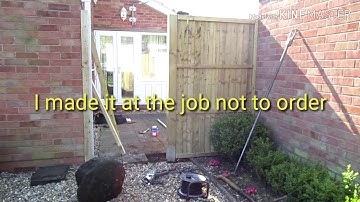 Fencing Friday 004 installing gates