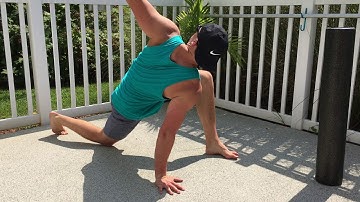 Lunge Stretch w T Spine Rotation