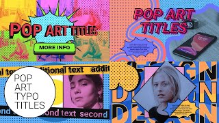 Pop Art Typography - After Effects Templates