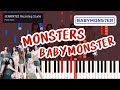 Babymonster monsters intro piano cover   monsters intro  