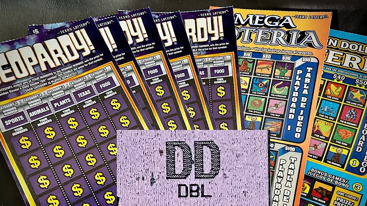 NEW TICKETS - JEOPARDY - TEXAS LOTTERY SCRATCH OFF