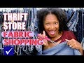 How To Shop for Fabric at a Thrift Store and Deconstruct Clothes for Upcycling