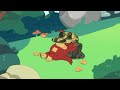 Rusty Kelpie Relaxing On The Grass For 5 Minutes With Relaxing Music