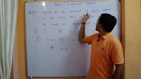 Question of Prime elements/ Irreducible elements  by Manjeet sir