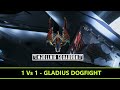 Too linear  star citizen  two linears  gladius dogfight