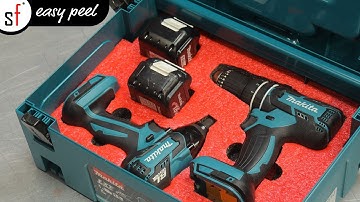 The ONLY way to organise a Makita Makpac Systainer | Tool Storage Makpac | Shadow Foam Easy Peel