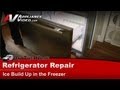 Refrigerator Repair - Ice build up in the freezer Jenn-Air,Whirlpool, Maytag,Roper - JFC2089WEM3