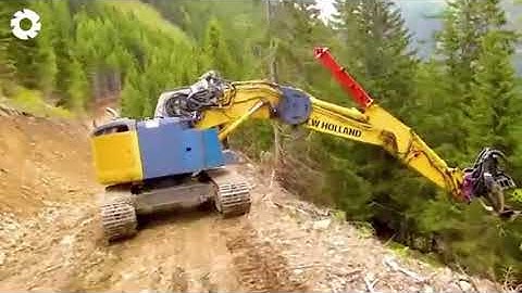 Most Big Chainsaw Cutting Tree Machines Biggest Heavy Machinery Machines Part 145