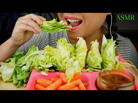 VIRAL lettuce chips with crunchy veg and balsamic dipping sauce suellASMR