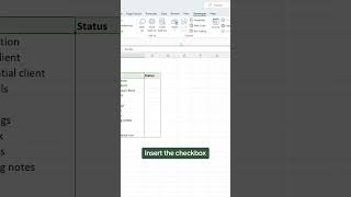 How to insert checkboxes in Excel. ✅ #excel #microsoftoffice #sheets Wealth
