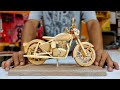 Make a wooden motorcycle - Royal Enfield