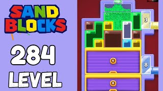 Sand Blocks Level 284 Walkthrough Solution
