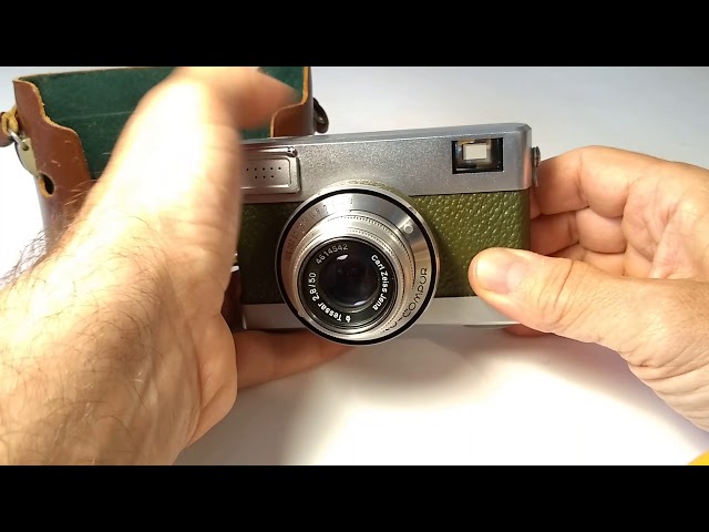 Werra II Karl Zeiss Jena Tessar 2,8/50 light meter test - YouTube