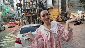 LIVE Street Café - Welcome Family 🤗 Ploysai Coffee Lady in Bangkok Thailand - Thai Street Food