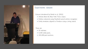 Marchine learning: Convex relaxations for weakly supervised information extraction - Edouard Grave