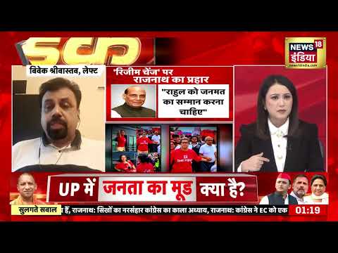 Anchor's befitting reply to Left spokesperson! | Left प्रवक्ता को एंकर का करारा जवाब!