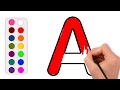 Kids Learning Video - Kids Learn ABC How to draw ABC and learn colors | Kids Go TV